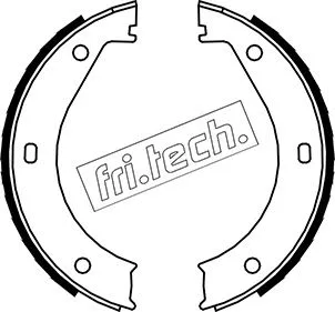Brake Shoe Set, parking brake (1019.023)