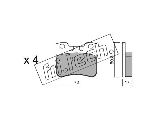 Brake Pad Set, disc brake (062.2)