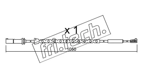 Warning Contact, brake pad wear (SU.310)