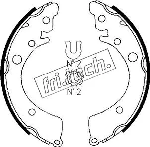 Brake Shoe Set (1044.006)