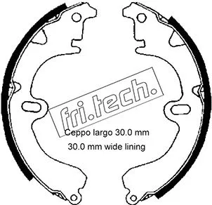 Brake Shoe Set (1115.274)
