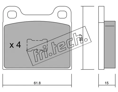 Brake Pad Set, disc brake (011.0)