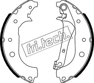 Brake Shoe Set (1040.166)