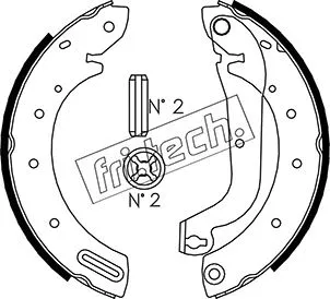 Brake Shoe Set (1067.188)