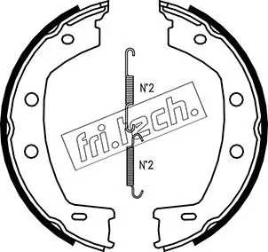 Brake Shoe Set, parking brake (1092.312K)