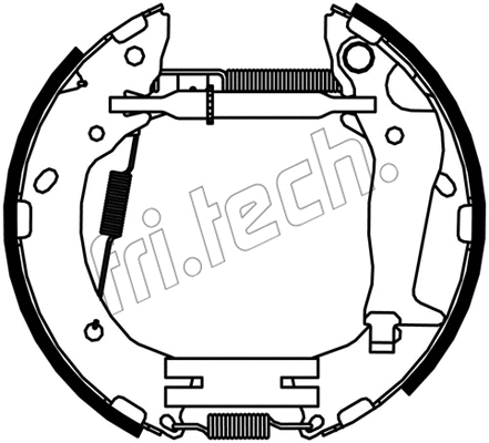 Brake Shoe Set (16532)