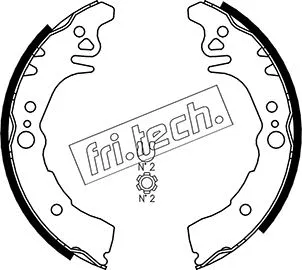Brake Shoe Set (1115.306)