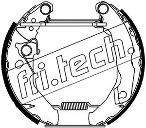 Brake Shoe Set (16122)