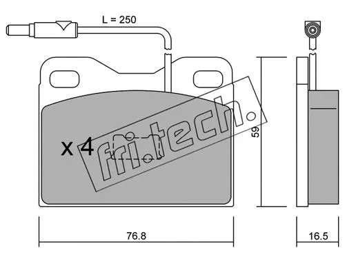 Brake Pad Set, disc brake (017.3)