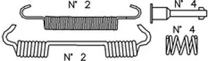 Accessory Kit, brake shoes (1374)