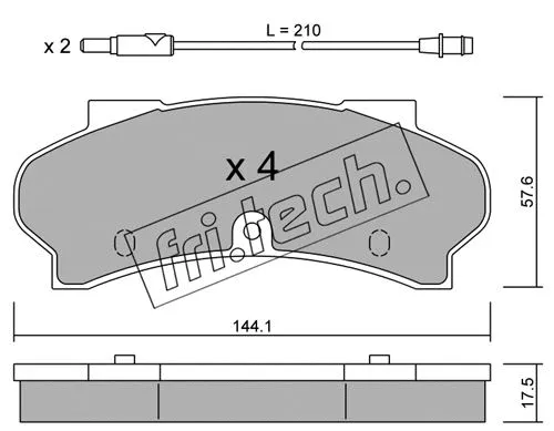Brake Pad Set, disc brake (019.1)