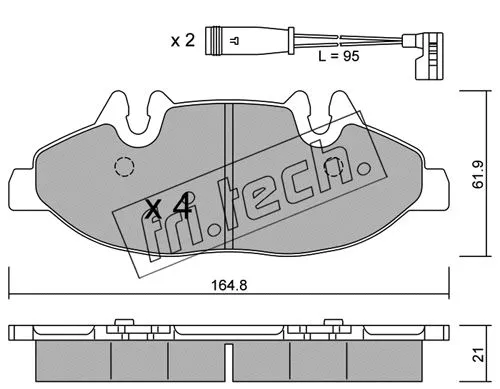 Brake Pad Set, disc brake (591.0W)