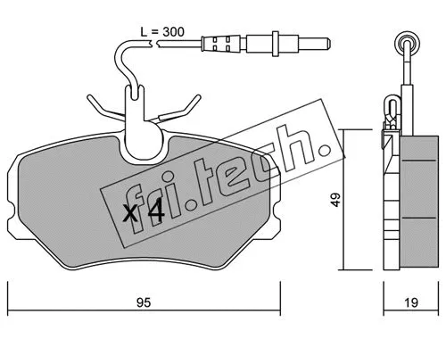 Brake Pad Set, disc brake (101.1)