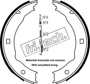 Brake Shoe Set, parking brake (1079.193K)
