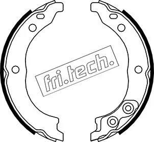 Brake Shoe Set, parking brake (1034.113K)