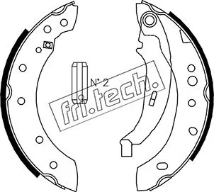 Brake Shoe Set (1079.195)