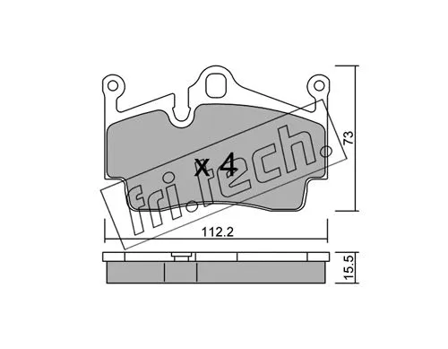 Brake Pad Set, disc brake (911.0)