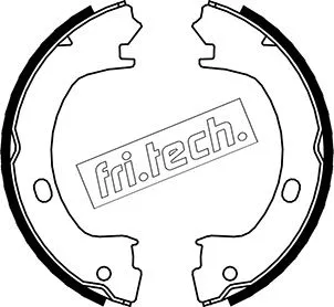 Brake Shoe Set, parking brake (1023.006)