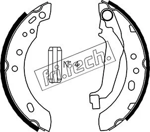 Brake Shoe Set (1067.185)