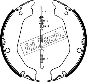 Brake Shoe Set, parking brake (1046.219K)
