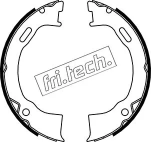 Brake Shoe Set, parking brake (1040.159)