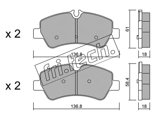 Brake Pad Set, disc brake (1007.0)