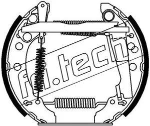 Brake Shoe Set (16280)