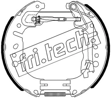 Brake Shoe Set (16490)