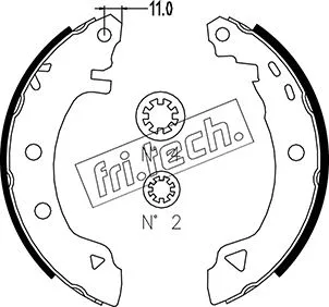 Brake Shoe Set (1004.008)