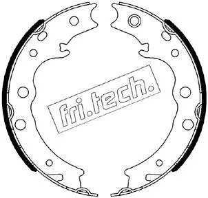 Brake Shoe Set, parking brake (1110.344)