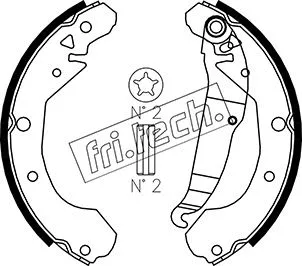Brake Shoe Set (1027.003)