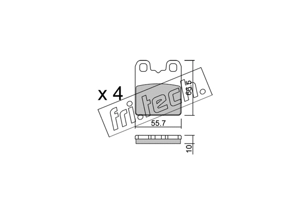 Brake Pad Set, disc brake (1326.0)