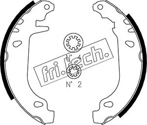 Brake Shoe Set (1022.032)