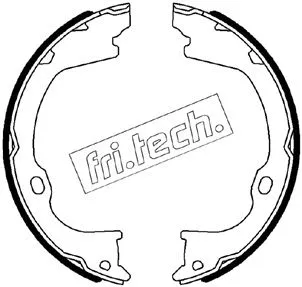 Brake Shoe Set, parking brake (1088.243)