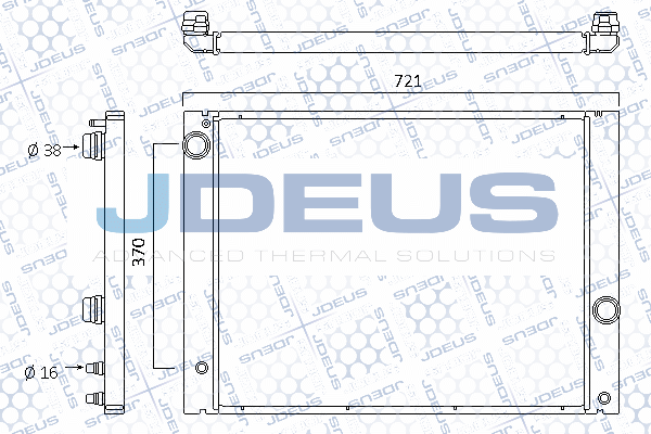 Radiator, engine cooling (005M26)