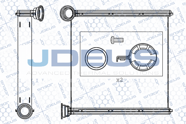 Heat Exchanger, interior heating (M-2300580)