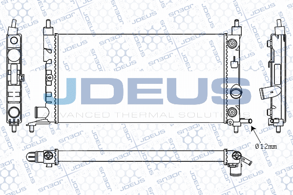 Radiator, engine cooling (M-020013A)