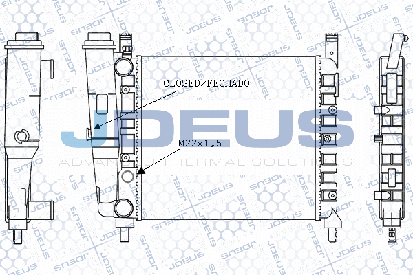 Radiator, engine cooling (M-0110390)