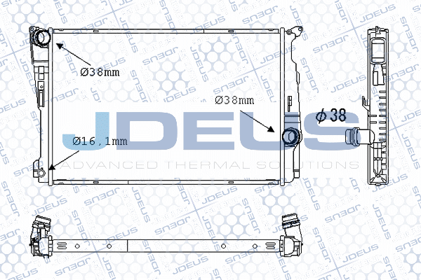 Radiator, engine cooling (M-0050640)