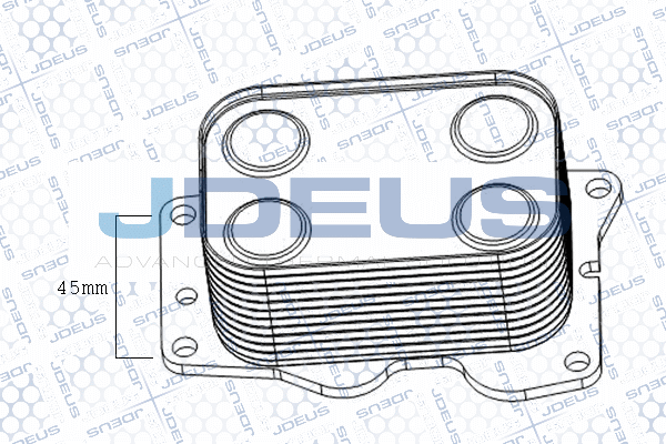 Oil Cooler, engine oil (M-4121141)