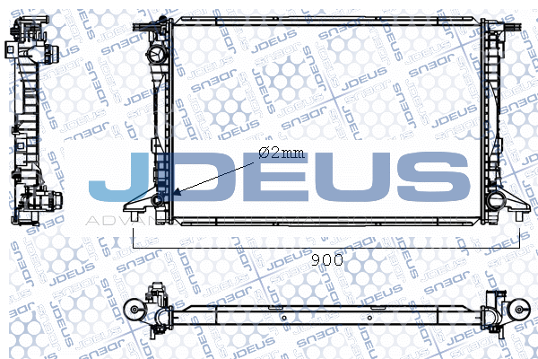 Radiator, engine cooling (M-0010620)