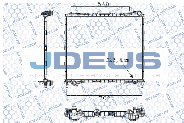 Radiator, engine cooling (M-0020410)
