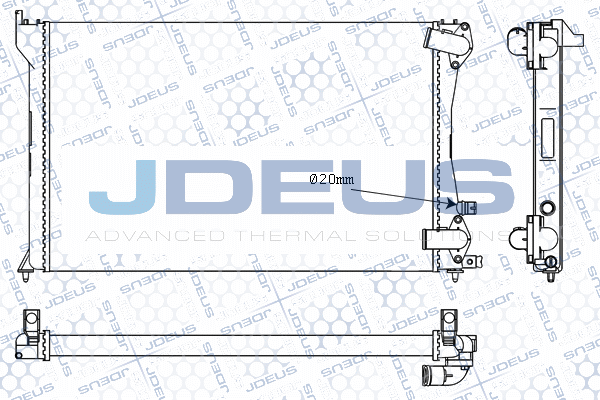 Radiator, engine cooling (M-0210060)