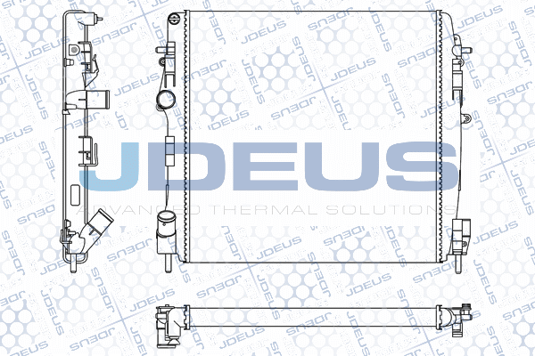 Radiator, engine cooling (M-023121A)