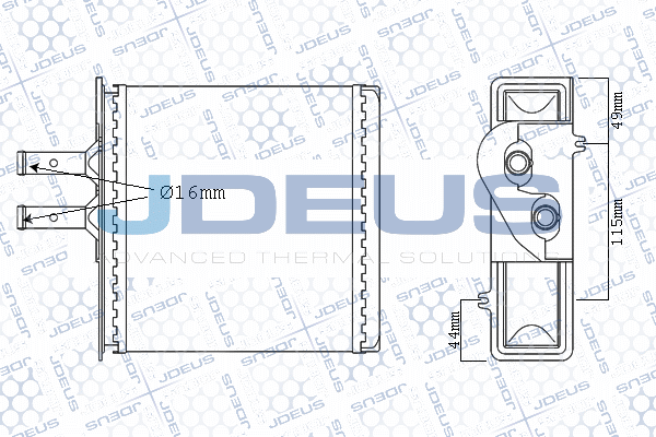 Heat Exchanger, interior heating (M-2110300)