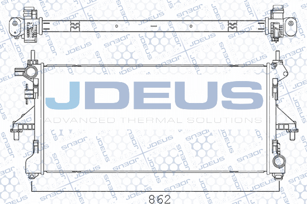 Radiator, engine cooling (M-011016A)