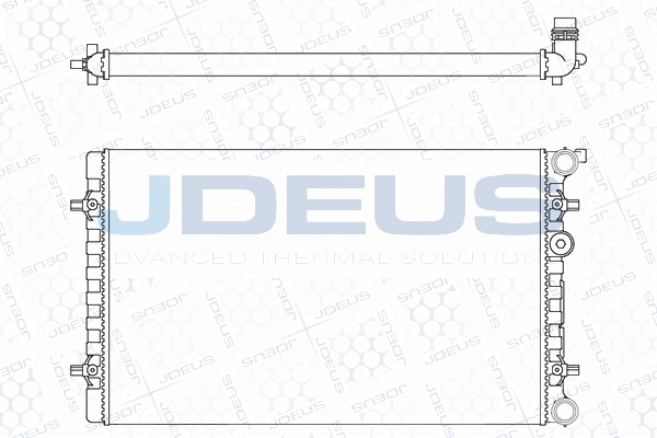 Radiator, engine cooling (M-001019A)