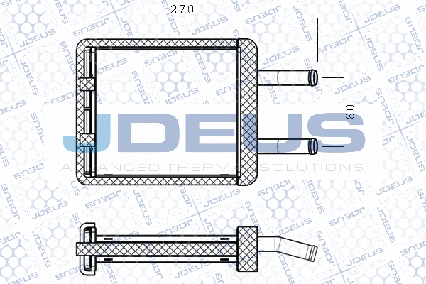 Heat Exchanger, interior heating (M-2540020)