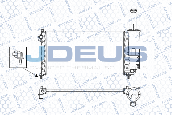 Radiator, engine cooling (M-011066A)