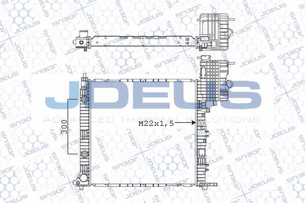 Radiator, engine cooling (M-0171220)